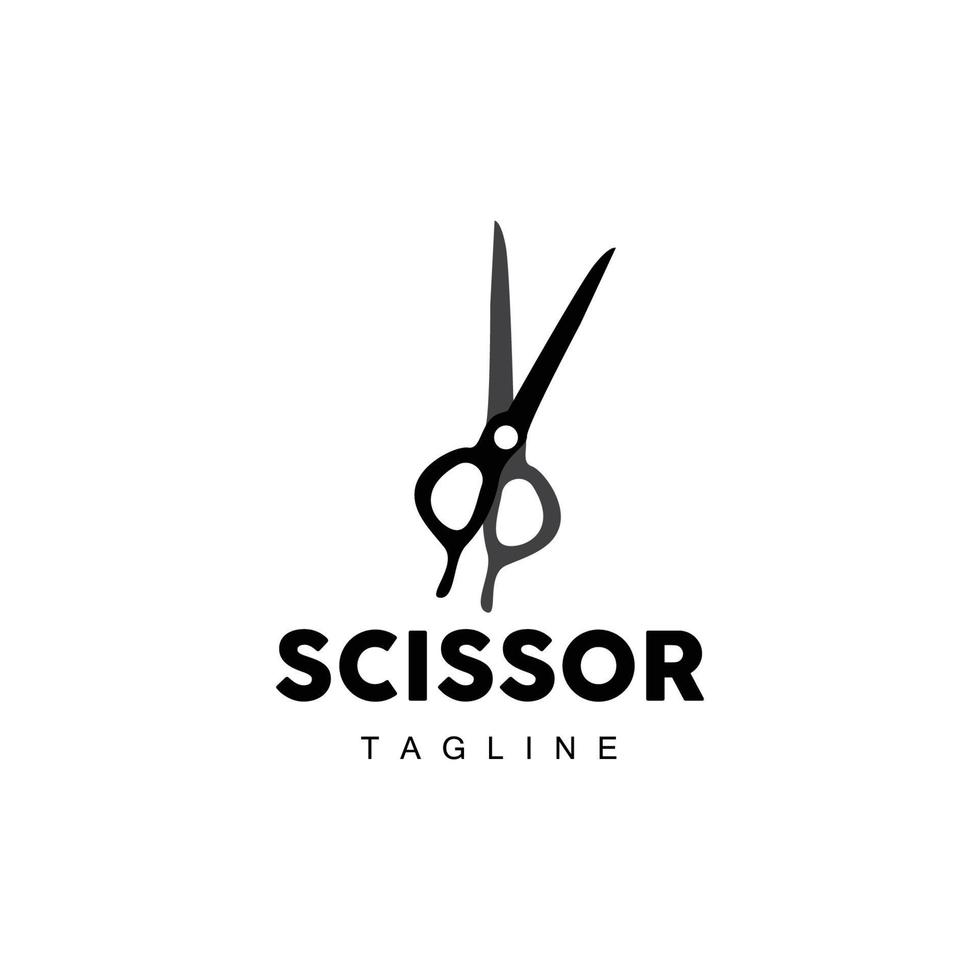 Barber Tools Scissors Logo, Haircut Tools Vector, Barber Design, Symbol Illustration Icon vector