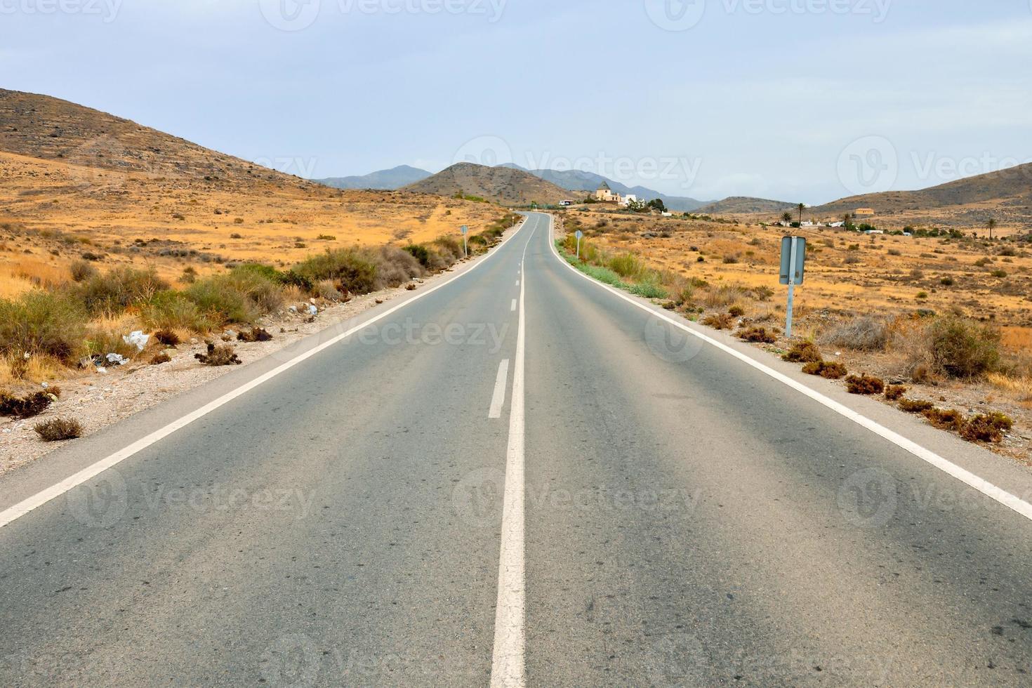 Road in the countryside photo