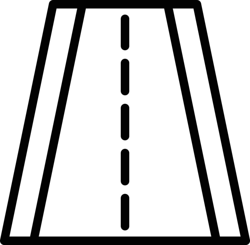 autopista vector icono estilo