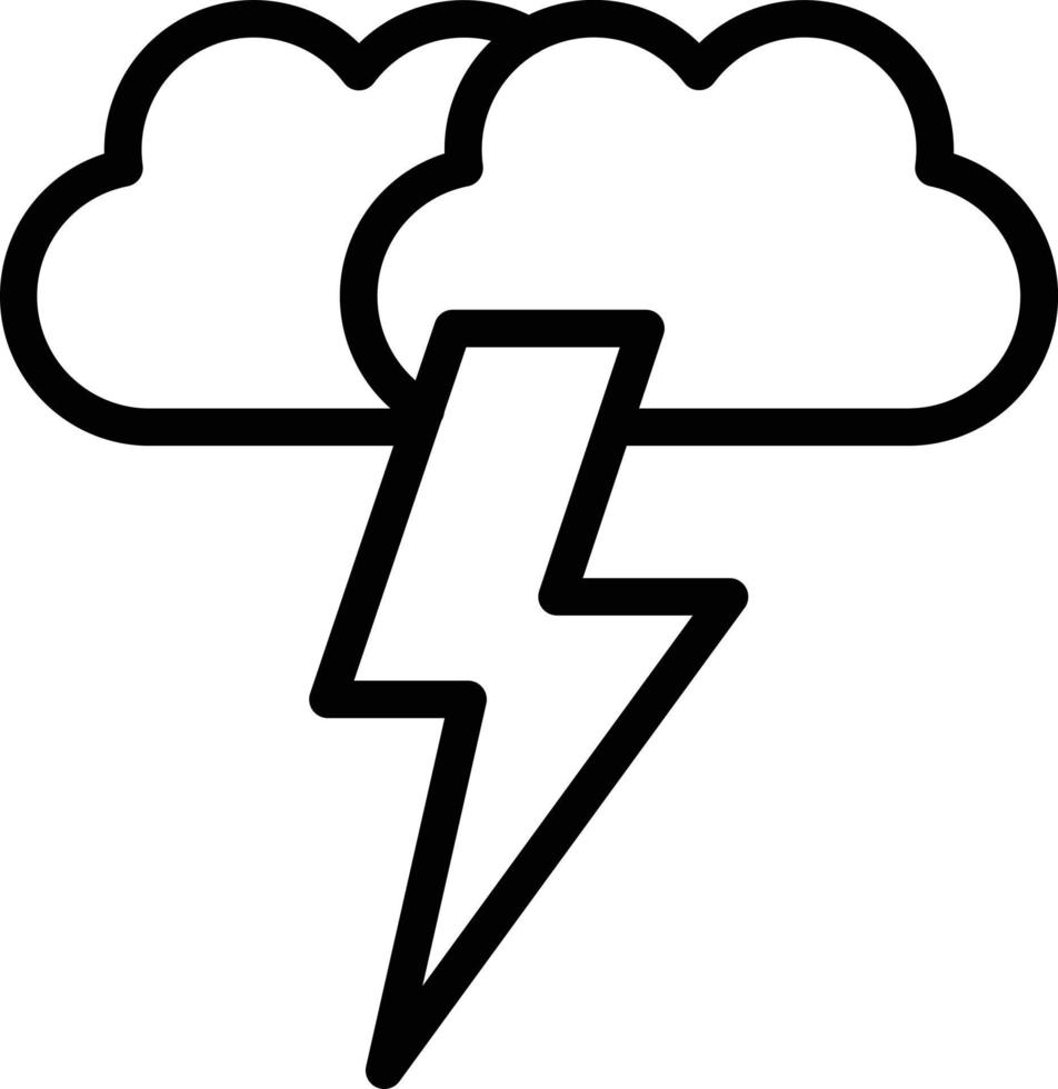 vector diseño tormenta icono estilo