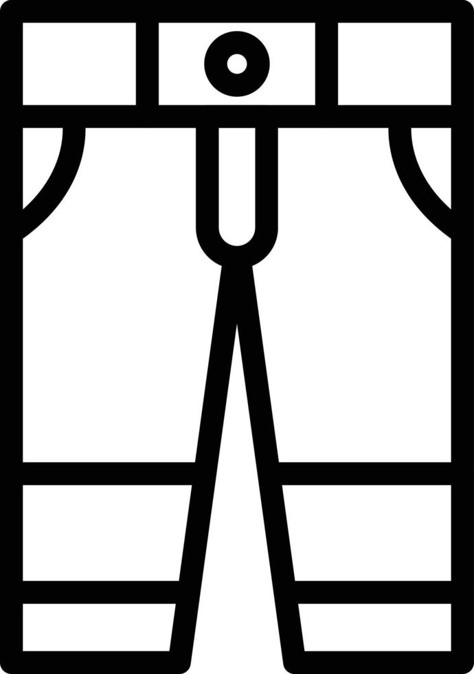Firefighter Pants Vector Icon Style