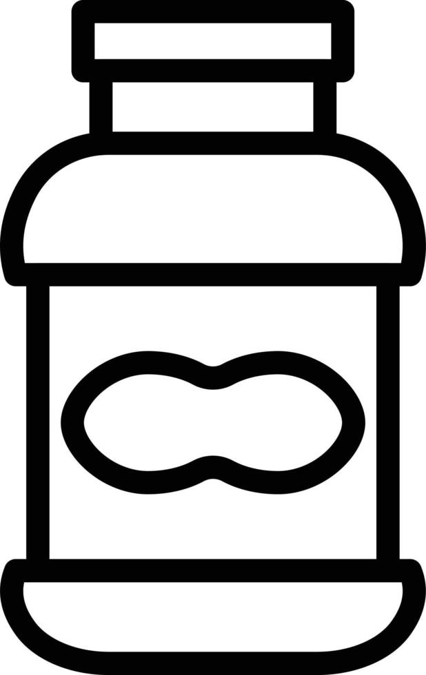 Peanut Butter Vector Icon Style