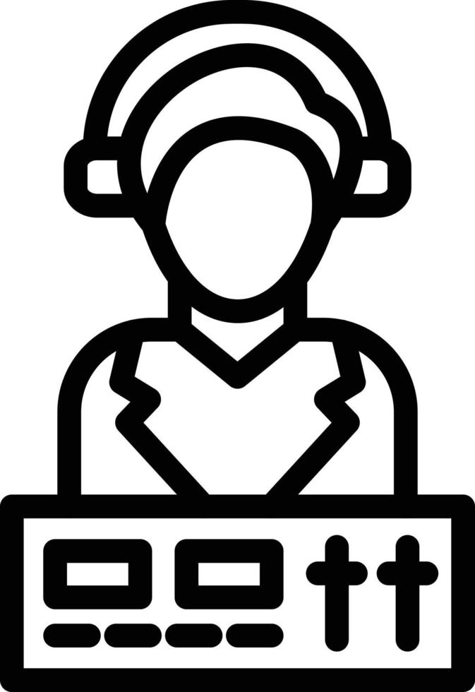 DJ Vector Icon Style