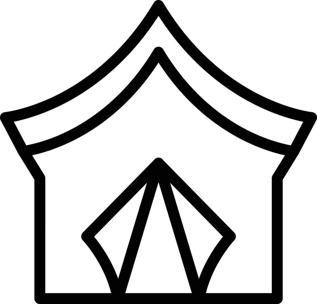 Vector Design Tent Icon Style