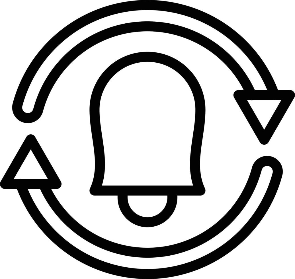 Alarm Repeat Vector Icon Style