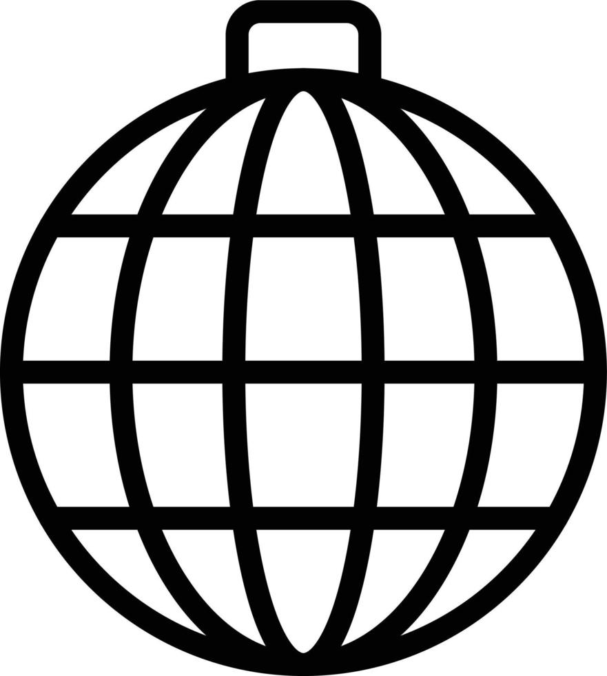 Disco Ball Vector Icon Style