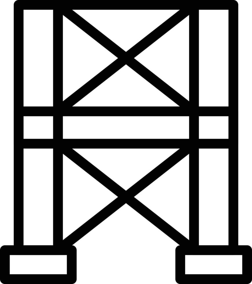 Scaffolding Vector Icon Style