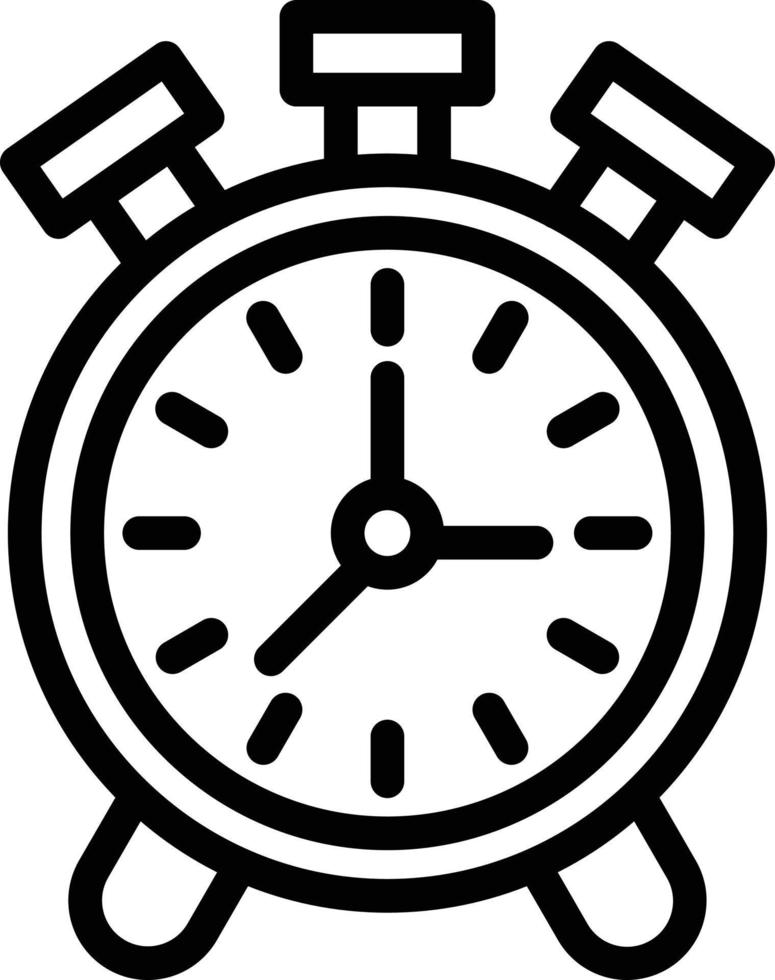 Alarm Clock Vector Icon Style