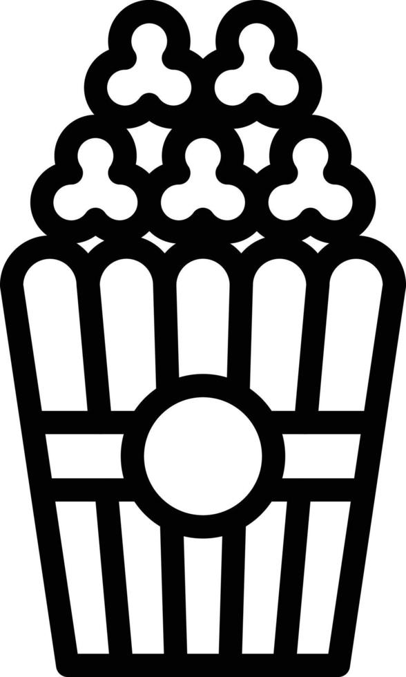 Popcorn Vector Icon Style