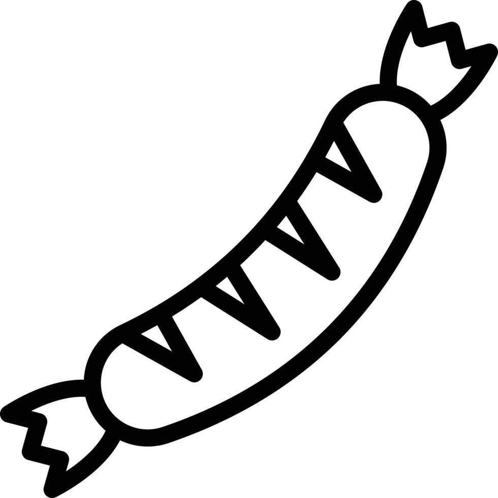 Sausage Vector Icon Style