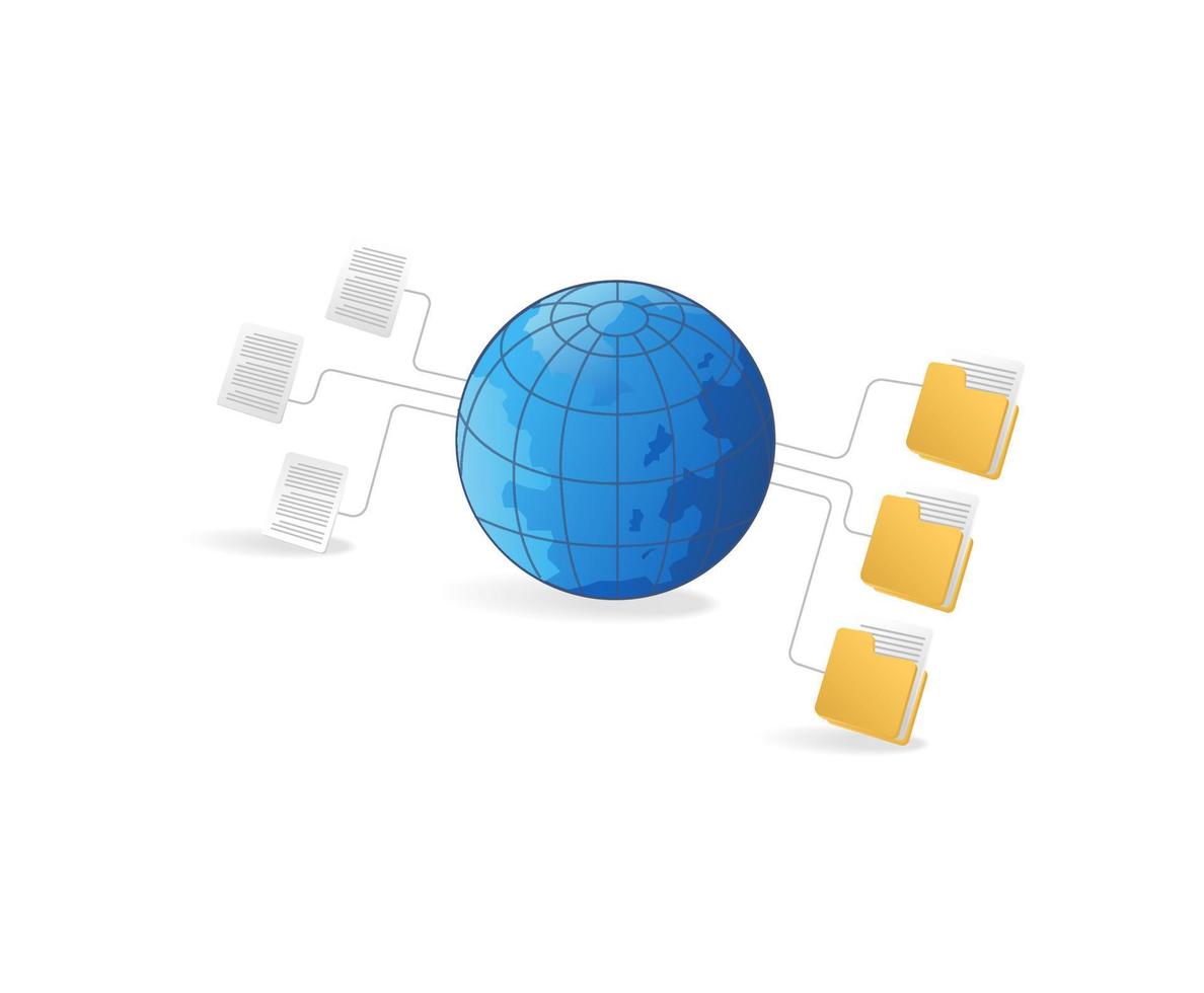 Global network icon. Vector illustration. Eps 10 file. Global network concept.