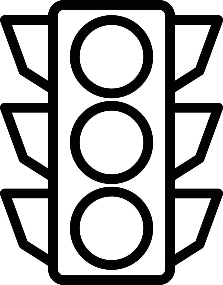 Traffic Control Vector Icon Style