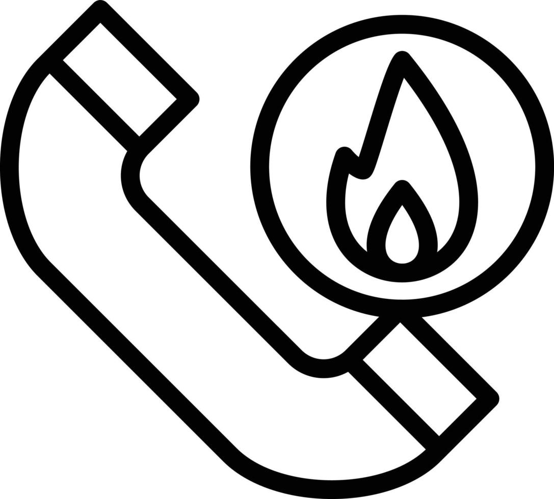 Call 911 Vector Icon Style