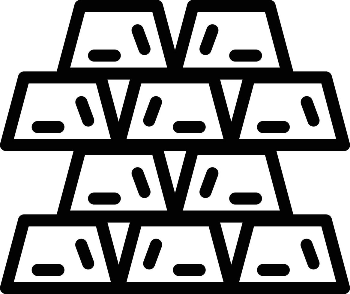 Ingots Vector Icon Style