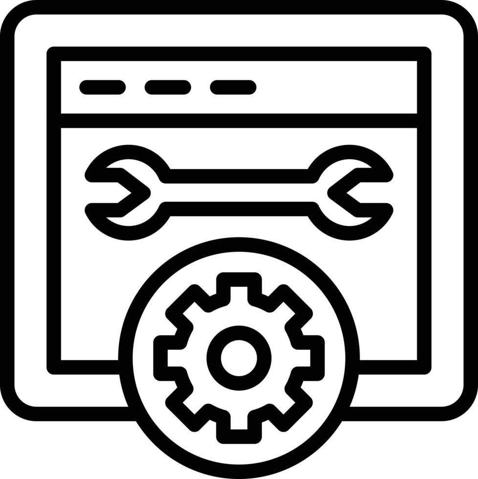 Web Optimization Vector Icon Style