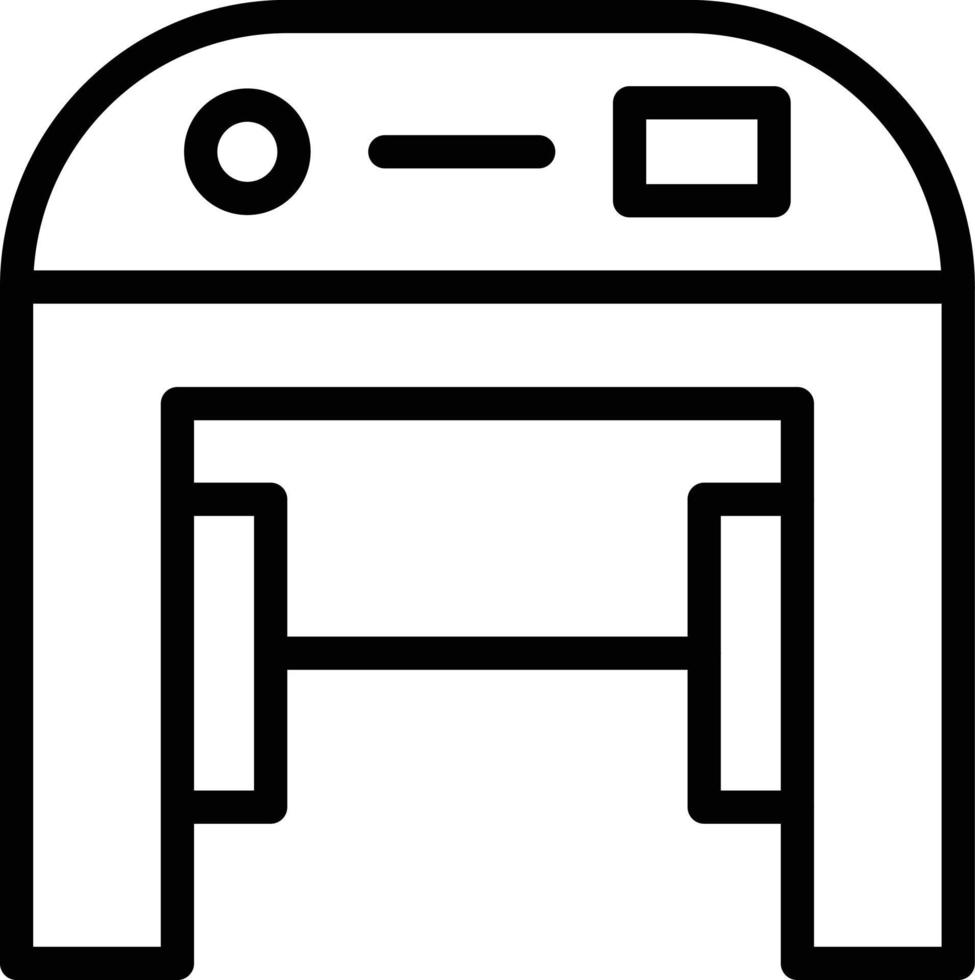 Metal Detector Vector Icon Style