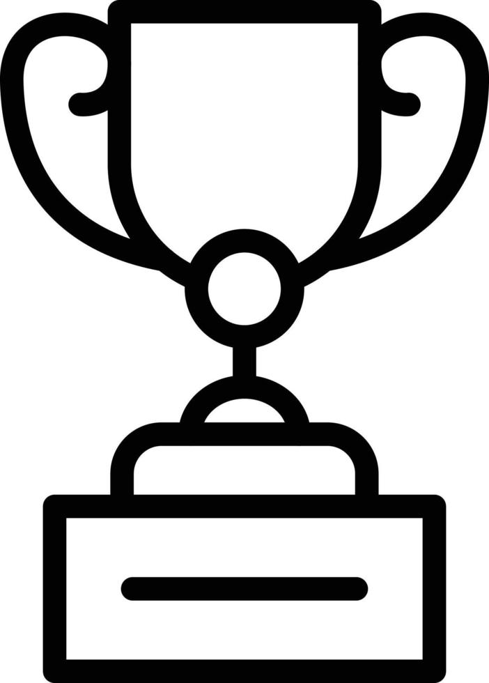 Trophy Vector Icon Style