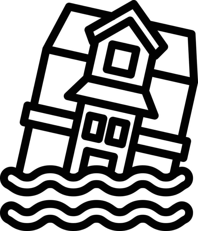 Flood Vector Icon Style