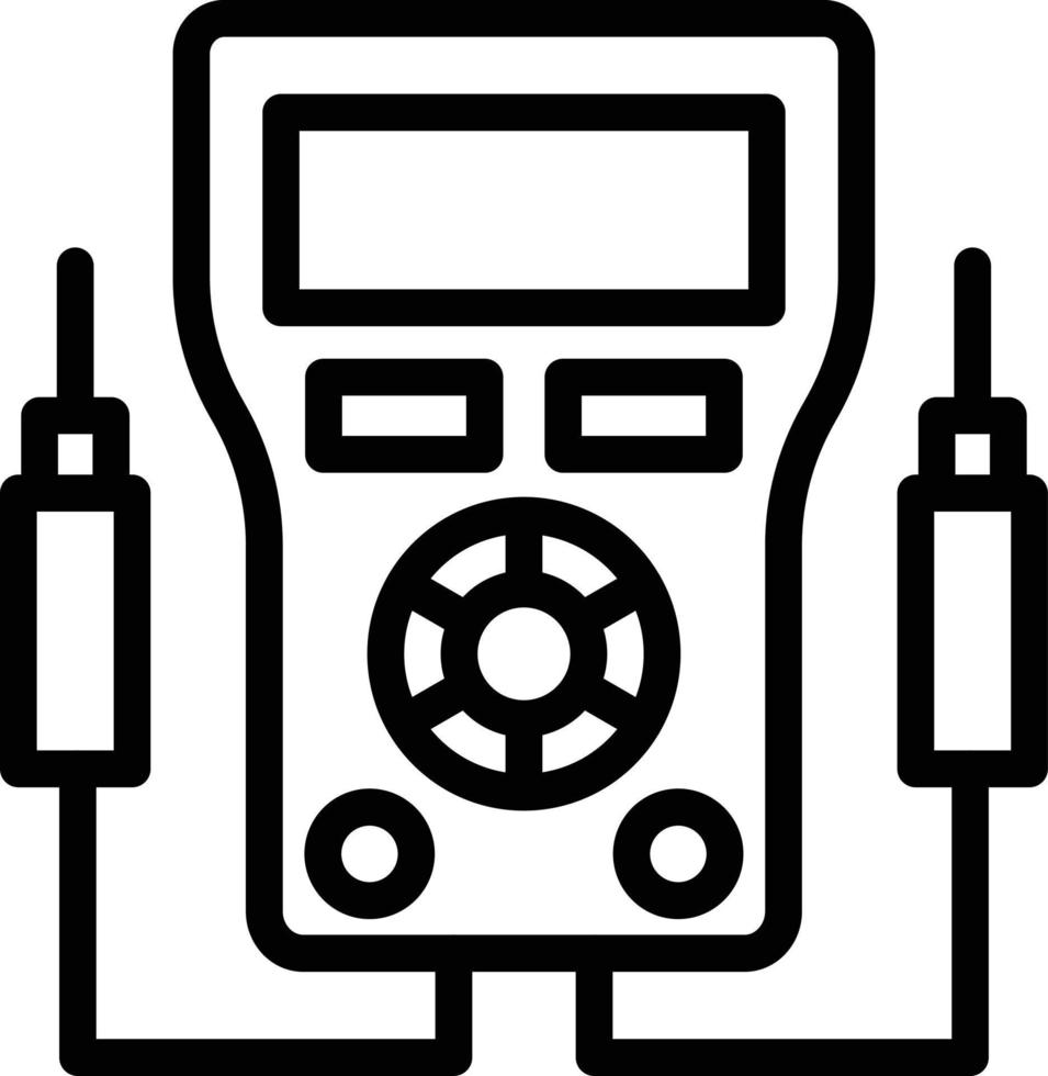Voltmeter Vector Icon Style