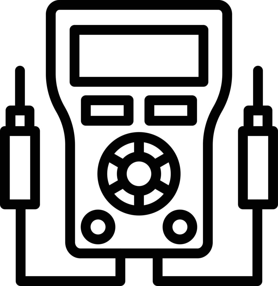 Voltmeter Vector Icon Style