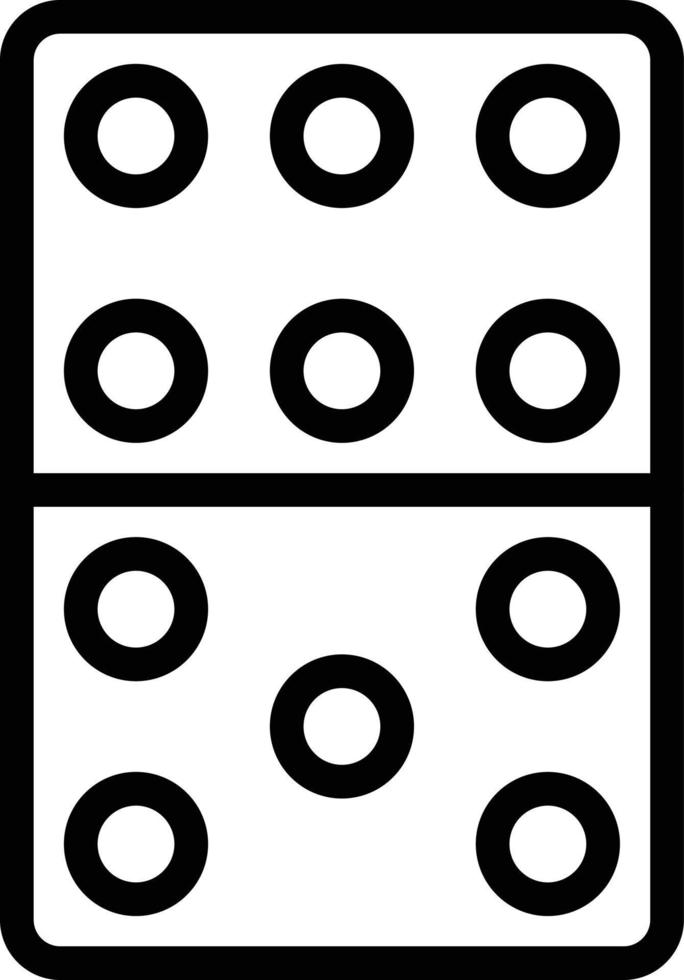 Domino Vector Icon Style