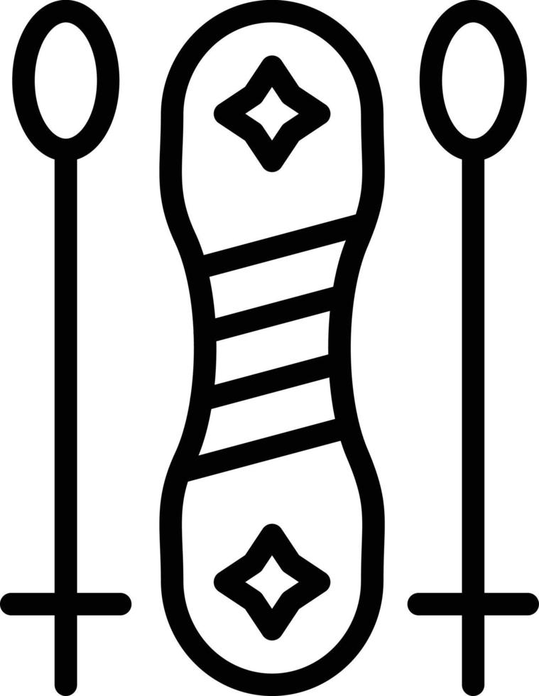 Snowboard Vector Icon Style