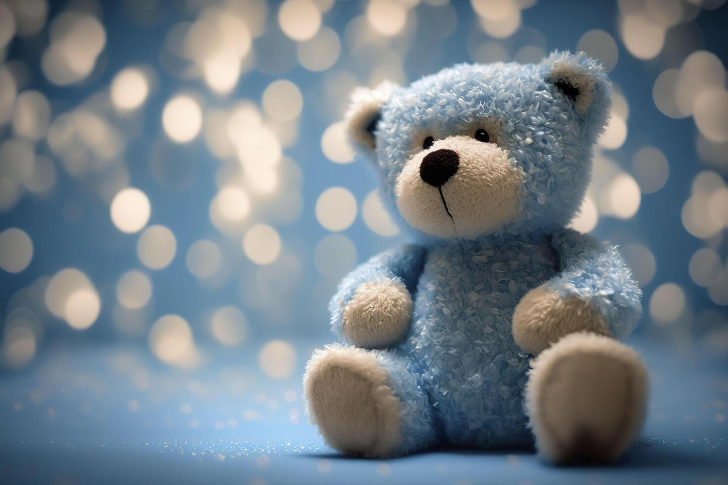 Festive background. Teddy bear background. . photo