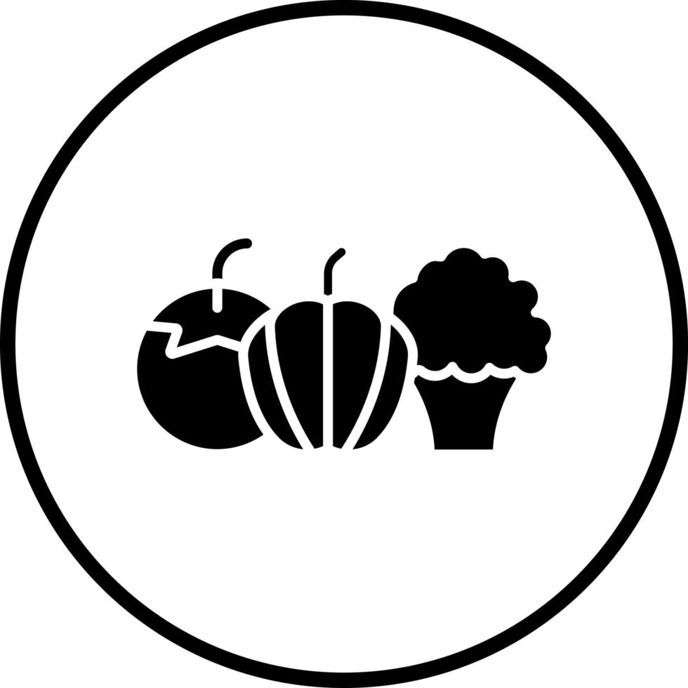 vegetal vector icono estilo