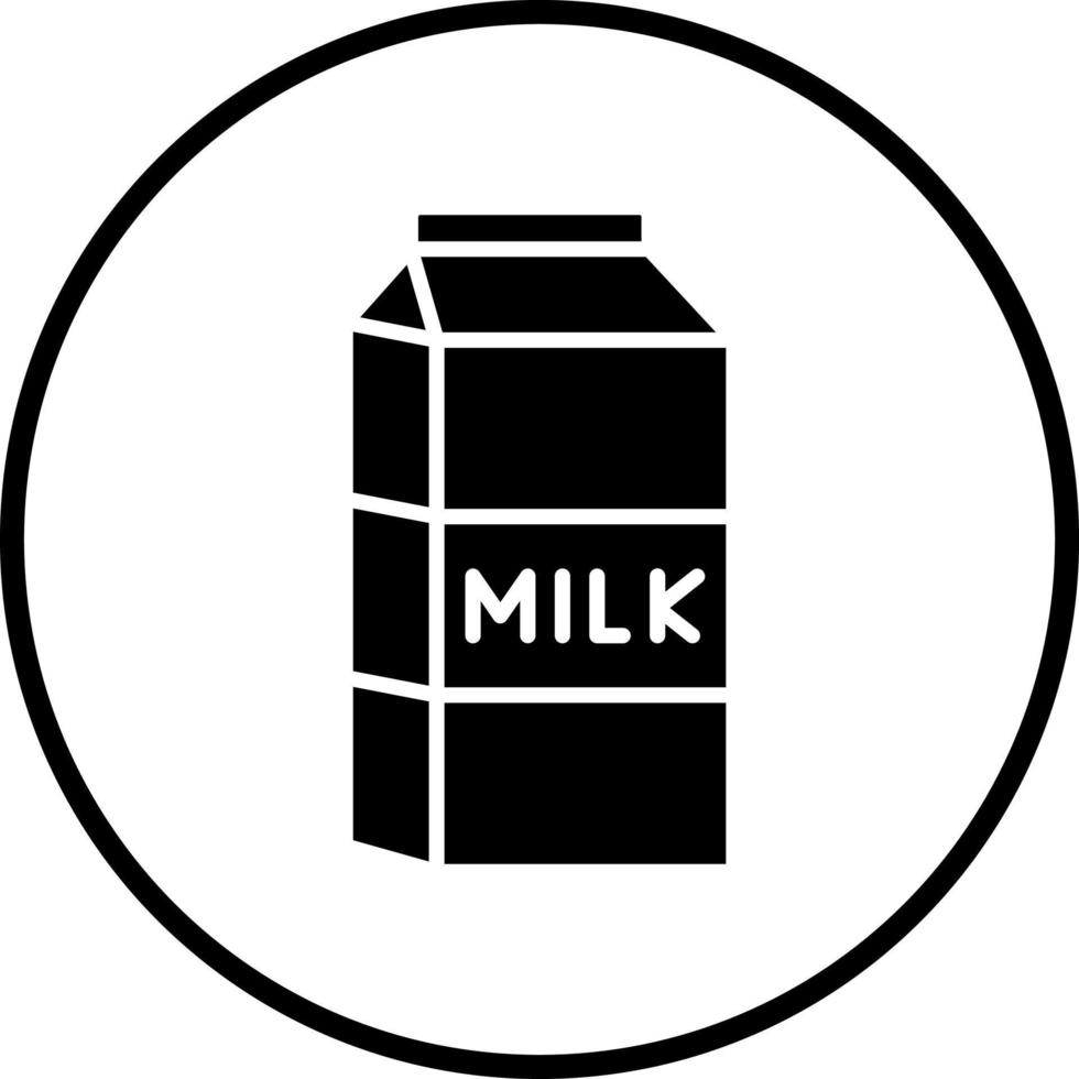 Milk Vector Icon Style
