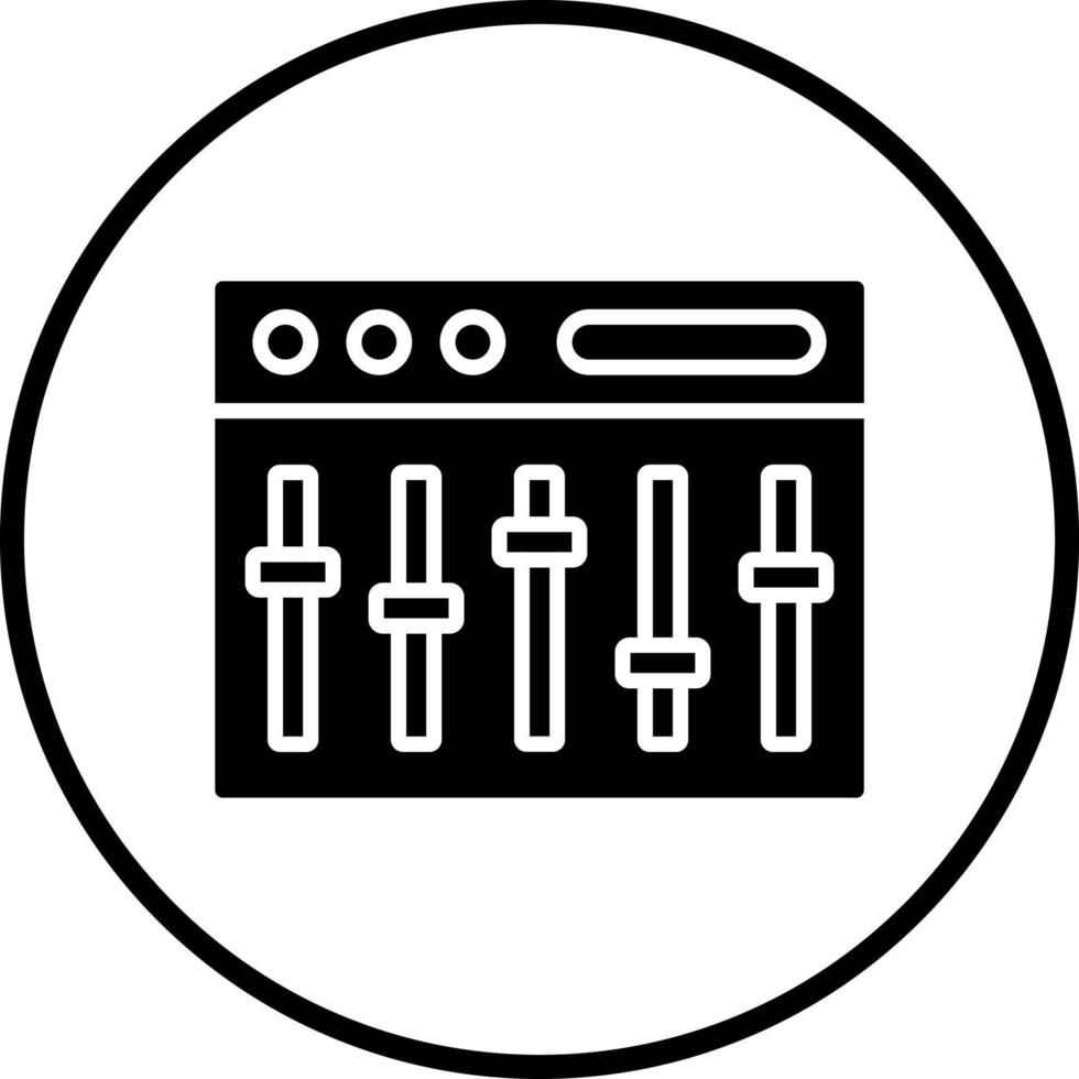 Mixer Vector Icon Style