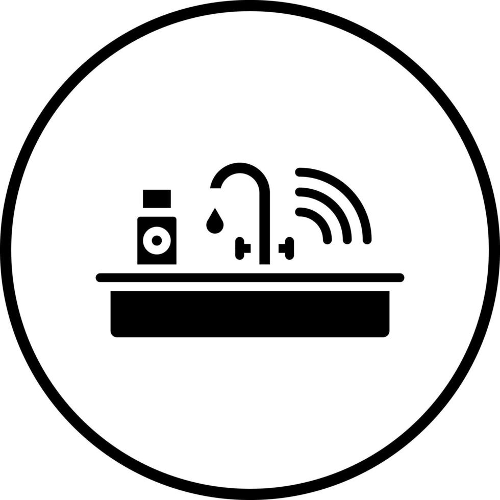 Smart Sink Vector Icon Style