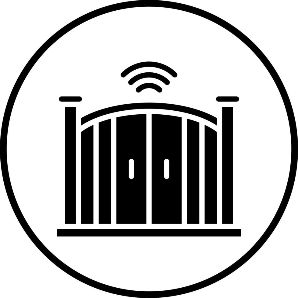 Smart Gate Vector Icon Style