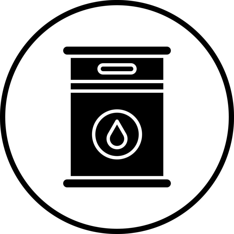 Crude Oil Vector Icon Style