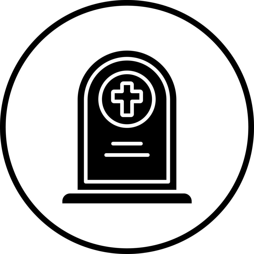 Cemetery Vector Icon Style