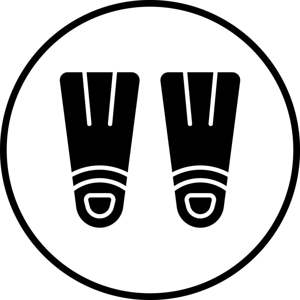 Fins Vector Icon Style