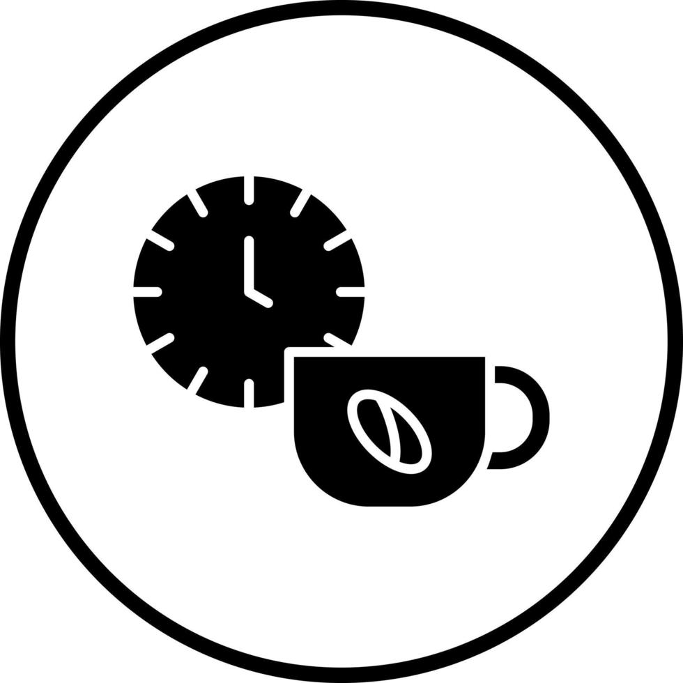 café descanso vector icono estilo