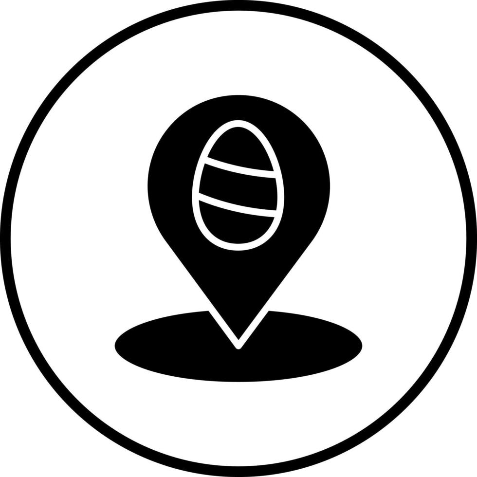 Easter Map Vector Icon Style