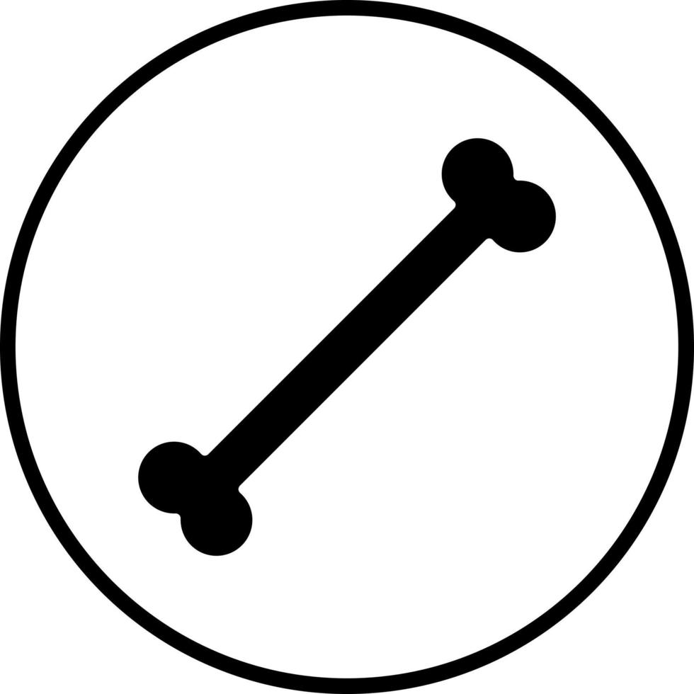 Bone Vector Icon Style