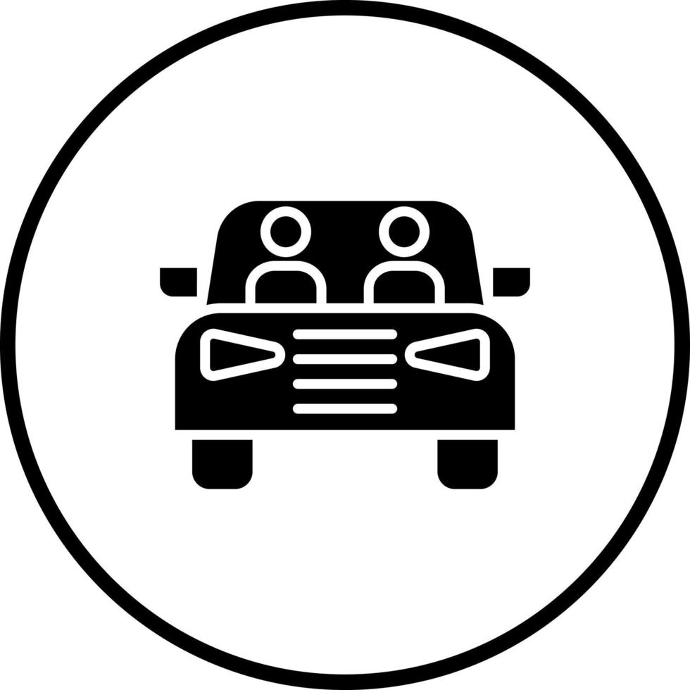 Carpool Vector Icon Style