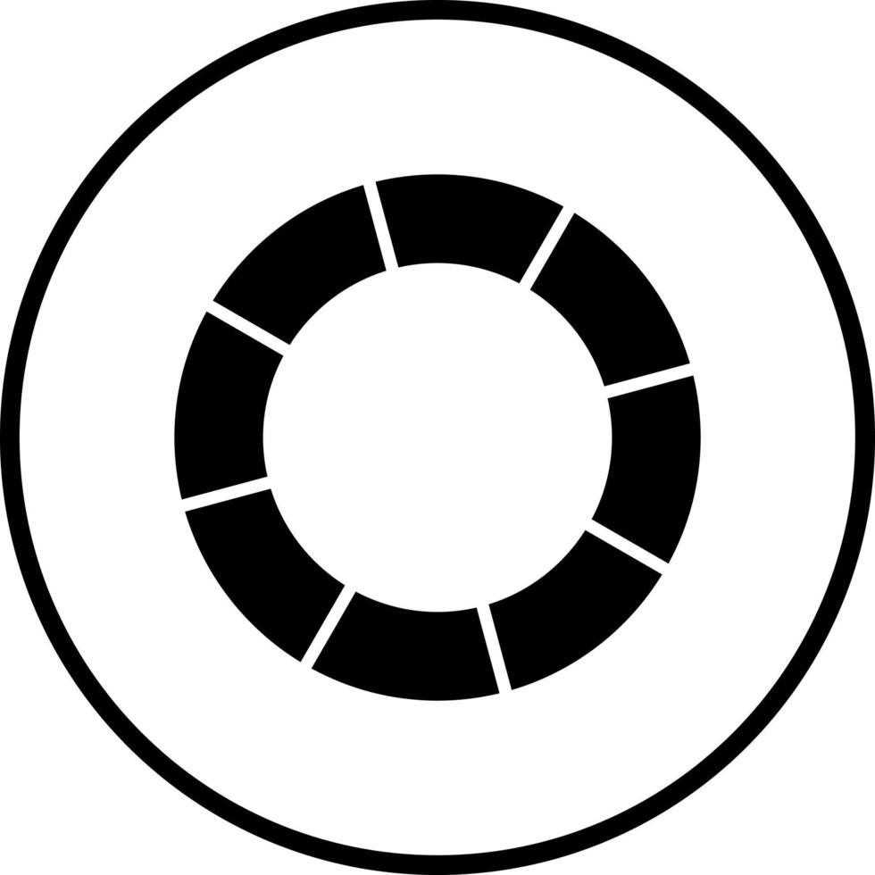 Lifebuoy Vector Icon Style