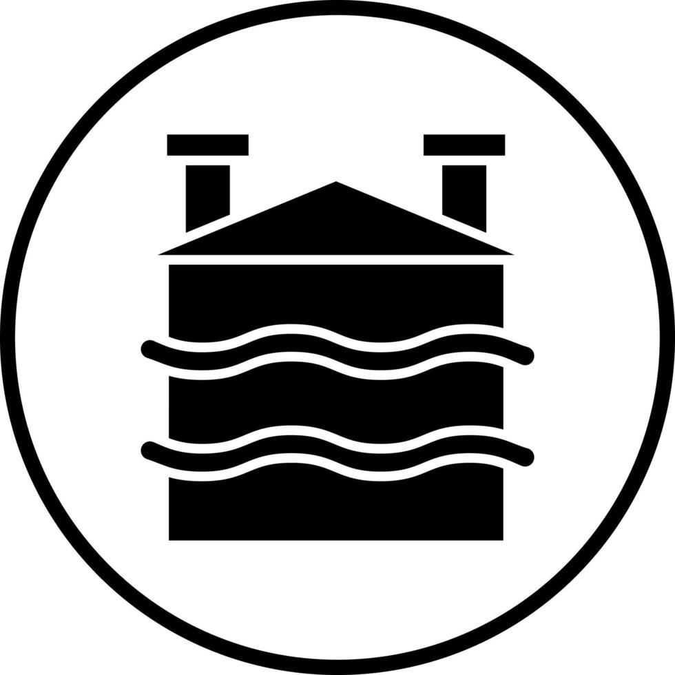 Natural Ventilation Vector Icon Style