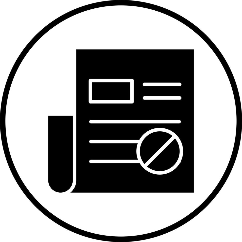 Fake News Vector Icon Style