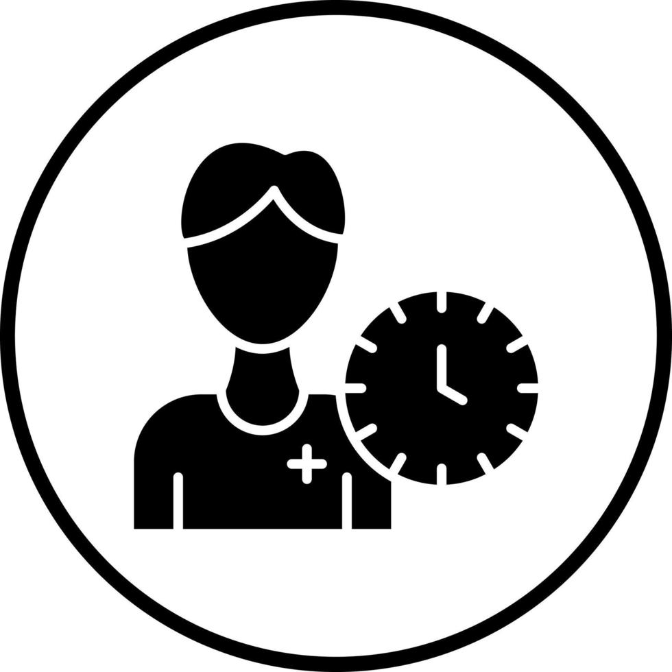 Patients Waiting Vector Icon Style