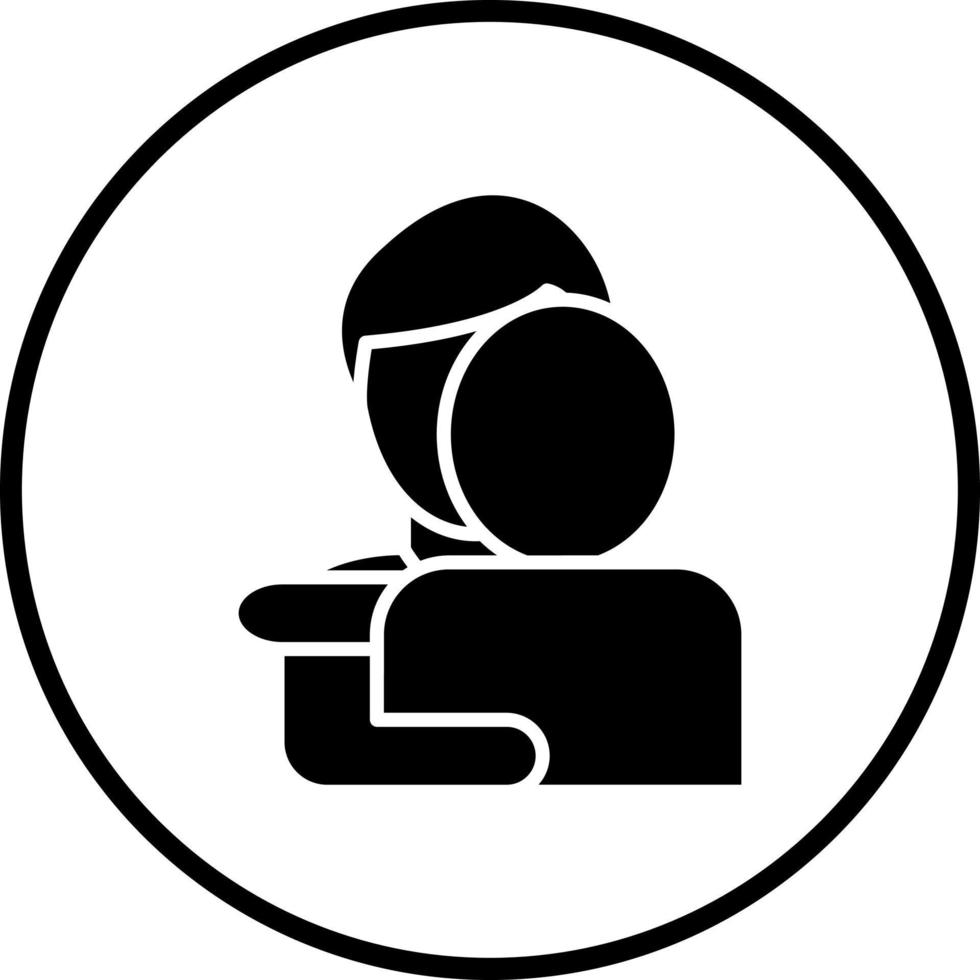 Hug Vector Icon Style