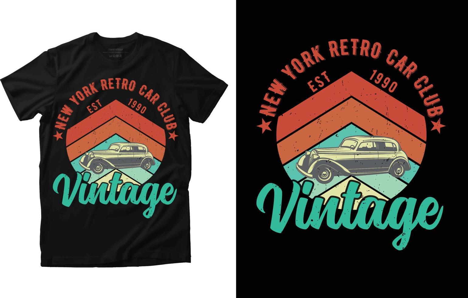 Vintage T shirt Design vector