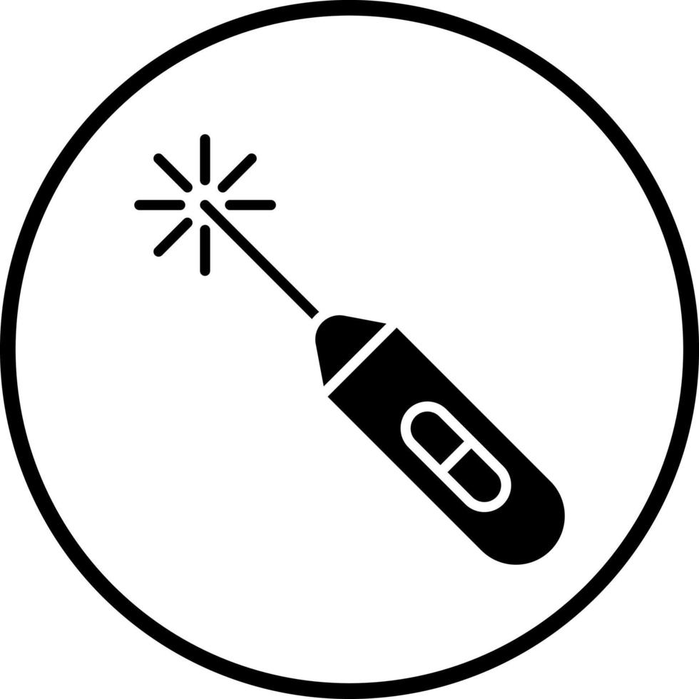 Laser Vector Icon Style