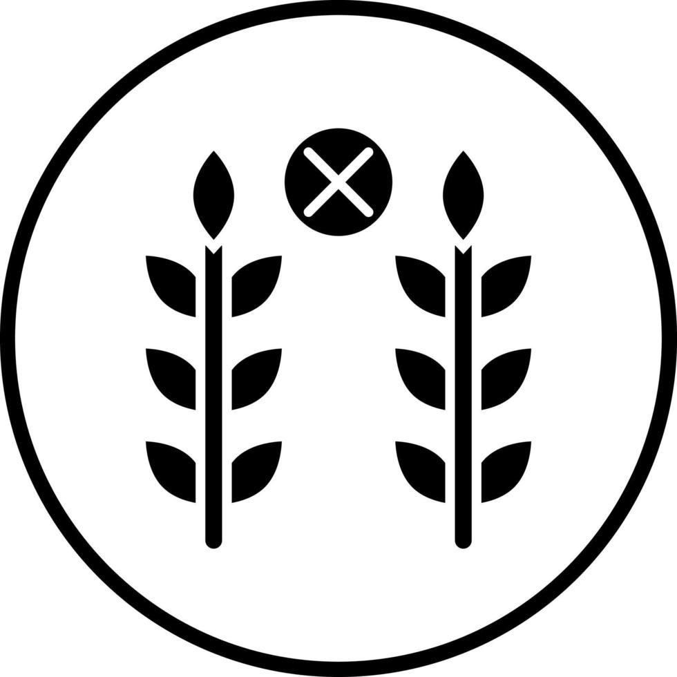 Gluten Free Food Vector Icon Style