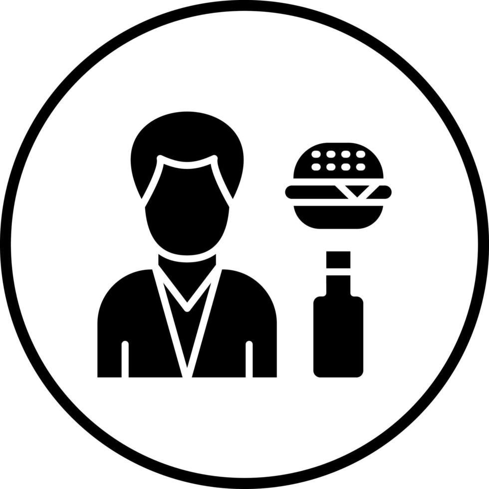 Bad Eating Habits Vector Icon Style