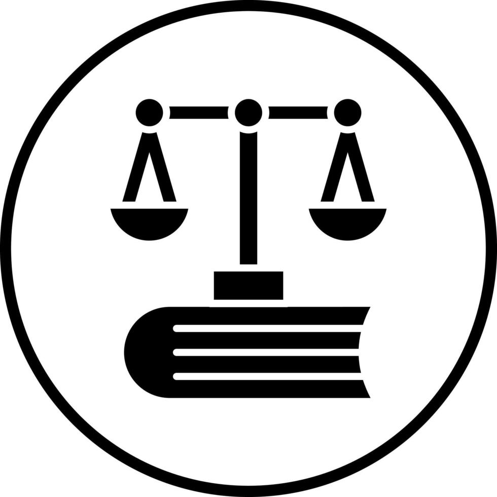 Common Law Vector Icon Style
