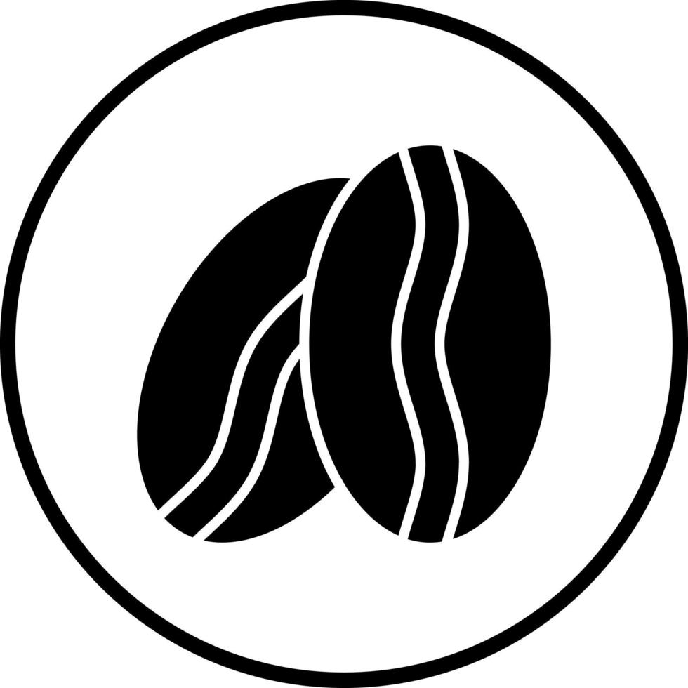 Coffee Beans Vector Icon Style